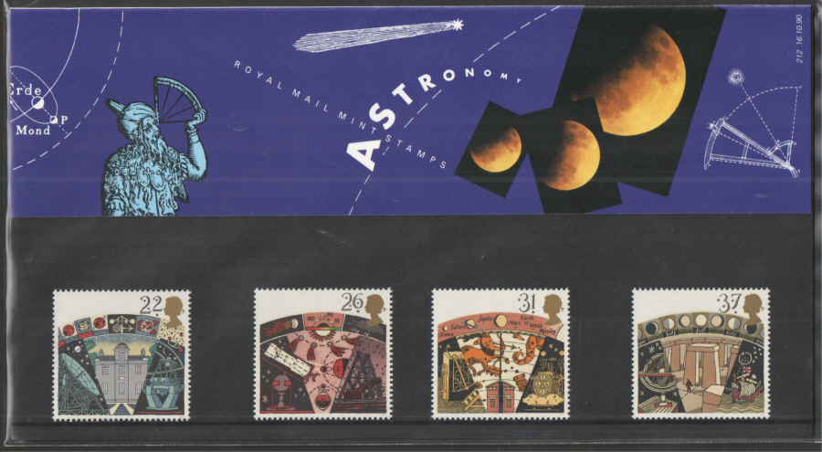 (image for) 1990 Astronomy Royal Mail Presentation Pack 212